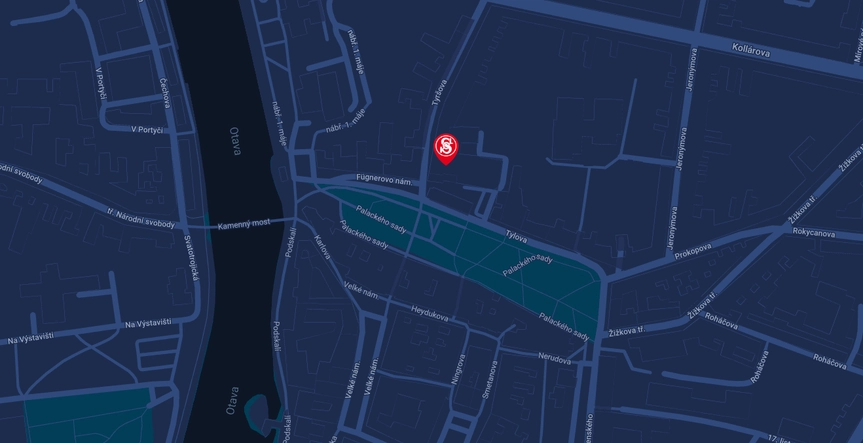 Sokol Písek na mapě